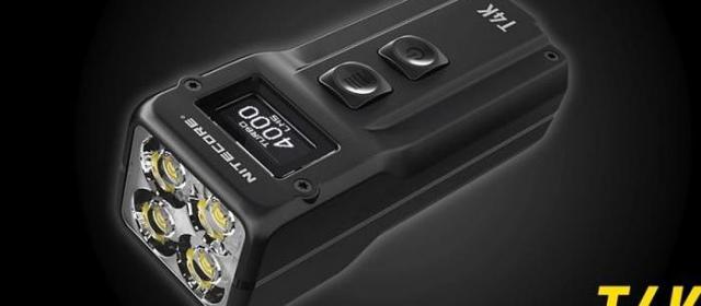 Nitecore推出T4K迷你手电筒 将4000流明绑在钥匙圈上