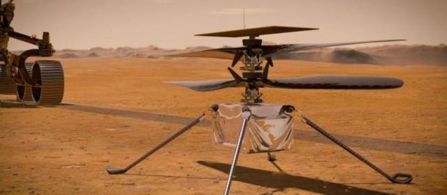 NASA JPL“毅力号”首次在火星起飞直升机