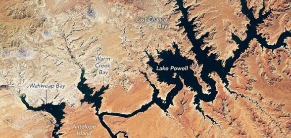美国第二大水库鲍威尔湖水位降至历史最低点