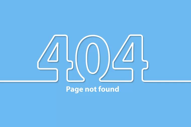 404 错误页面